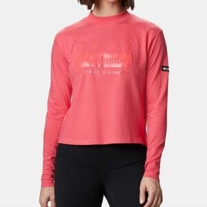 Women's Columbia long sleeve Crop Shirt size 3xl Plus